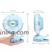 Clip on Fan Umiwe Portable Battery Powered Quiet Desk Fan with 5 Blades for Travel Office Baby Stroller( (blue) - B071W14HLK